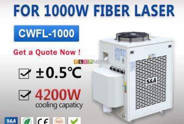 Closed loop water chiller unit for 1000W Fiber Laser