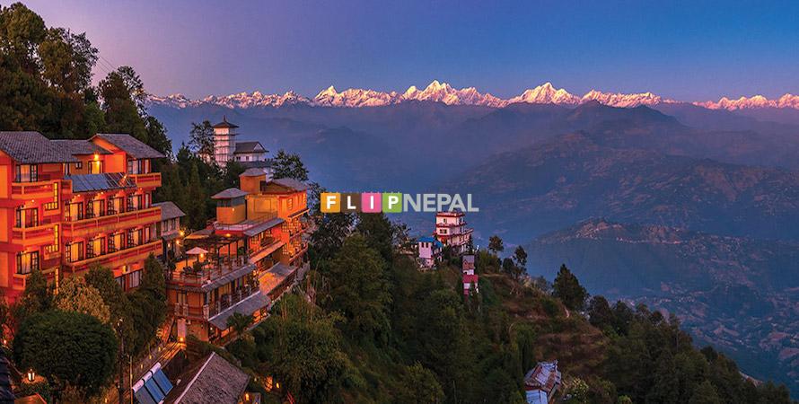 Kathmandu (2 nights), Chitwan (2 nights), Pokhara (2 nights) and Nagarkot (1 night)