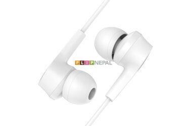 Hoco M50 Daintiness Universal Earphone with Mic ( White  )