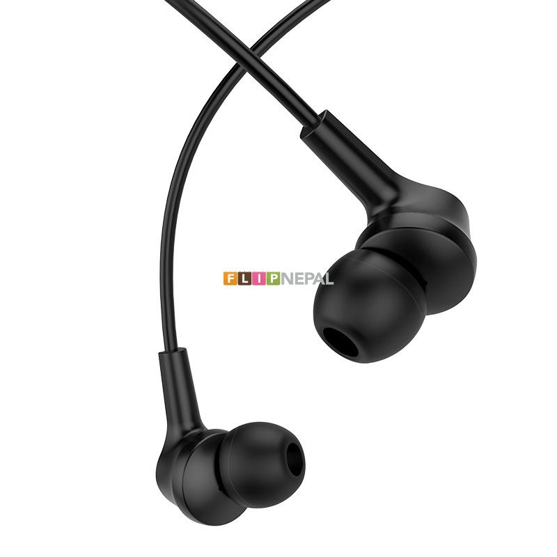 Hoco M50 Daintiness Universal Earphone with Mic ( Black )
