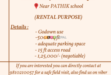 GODOWN SPACE AVAILABLE AT SATUNGAL