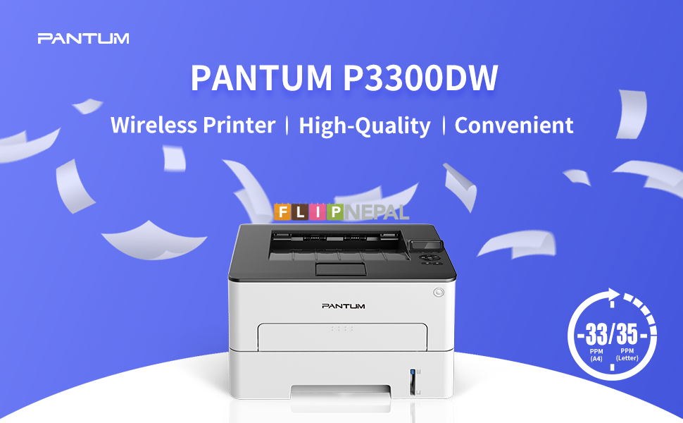 Pantum P3300DW Single Function Monochrome Laser Printer