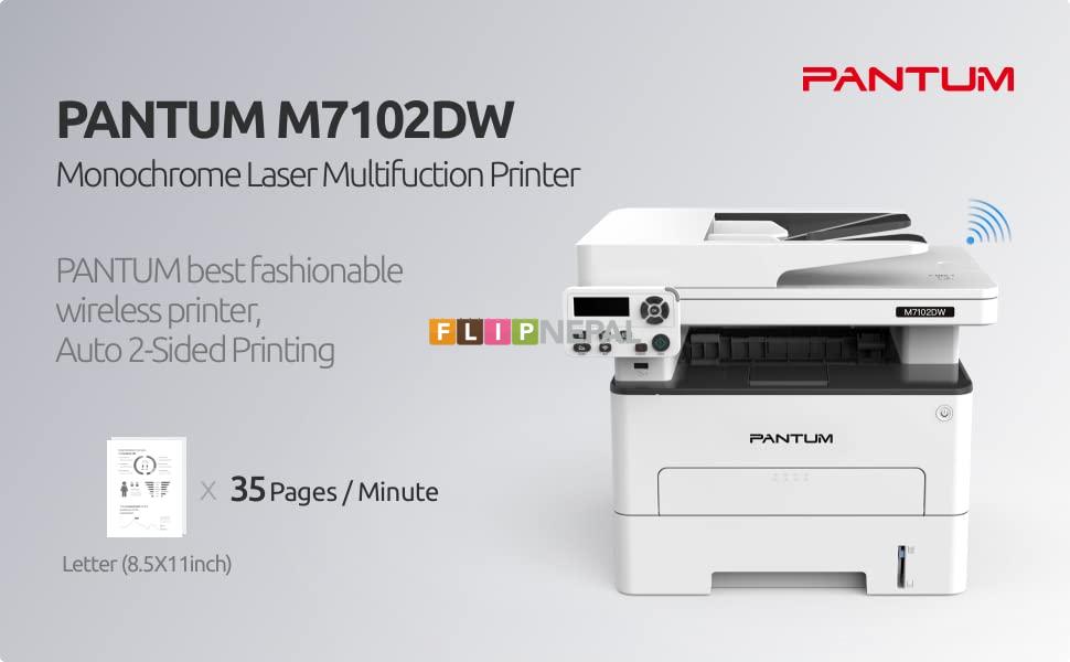 Pantum M7102DW Print/Copy/Scan Multifunction Monochrome Laser Printer