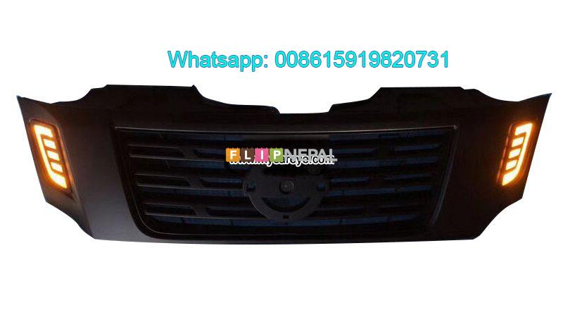 Nissan NP300 Navara Grills Car Front Bumper Grille With LED Light