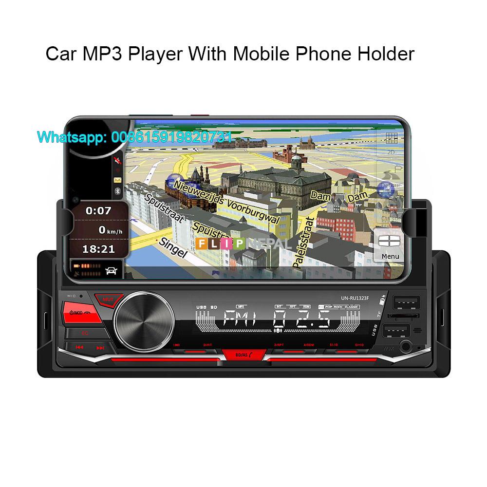 Car radio MP3 Player with mobile phone holder
