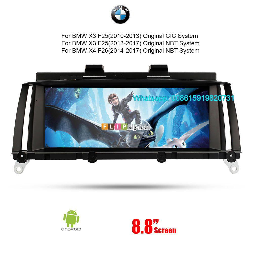 Car Multimedia Player for BMW X3 F25 X4 F26 CIC NBT Autoradio Navigation