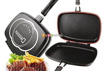Double Sided Grill Nonstick Pan
