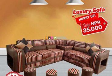 Deluxe size Luxurious Sofa