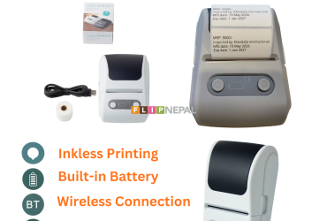 MRP Label Printer in Nepal | Mini Thermal Label Printer for MRP Stickers | Wireless Inkless Printer