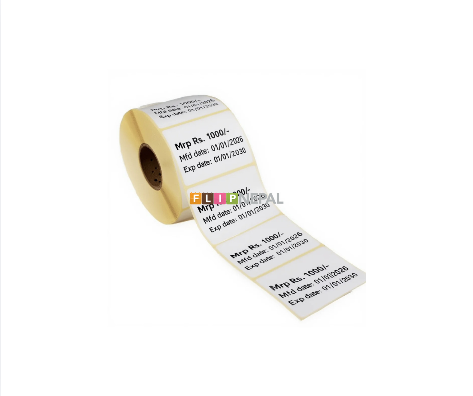 MRP Label Thermal Sticker Roll – For Mini Thermal Printer